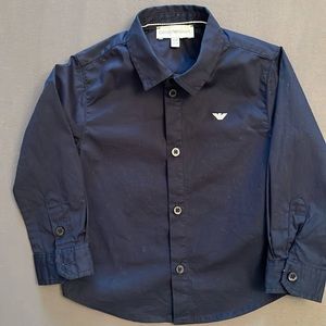 Armani baby button down shirt